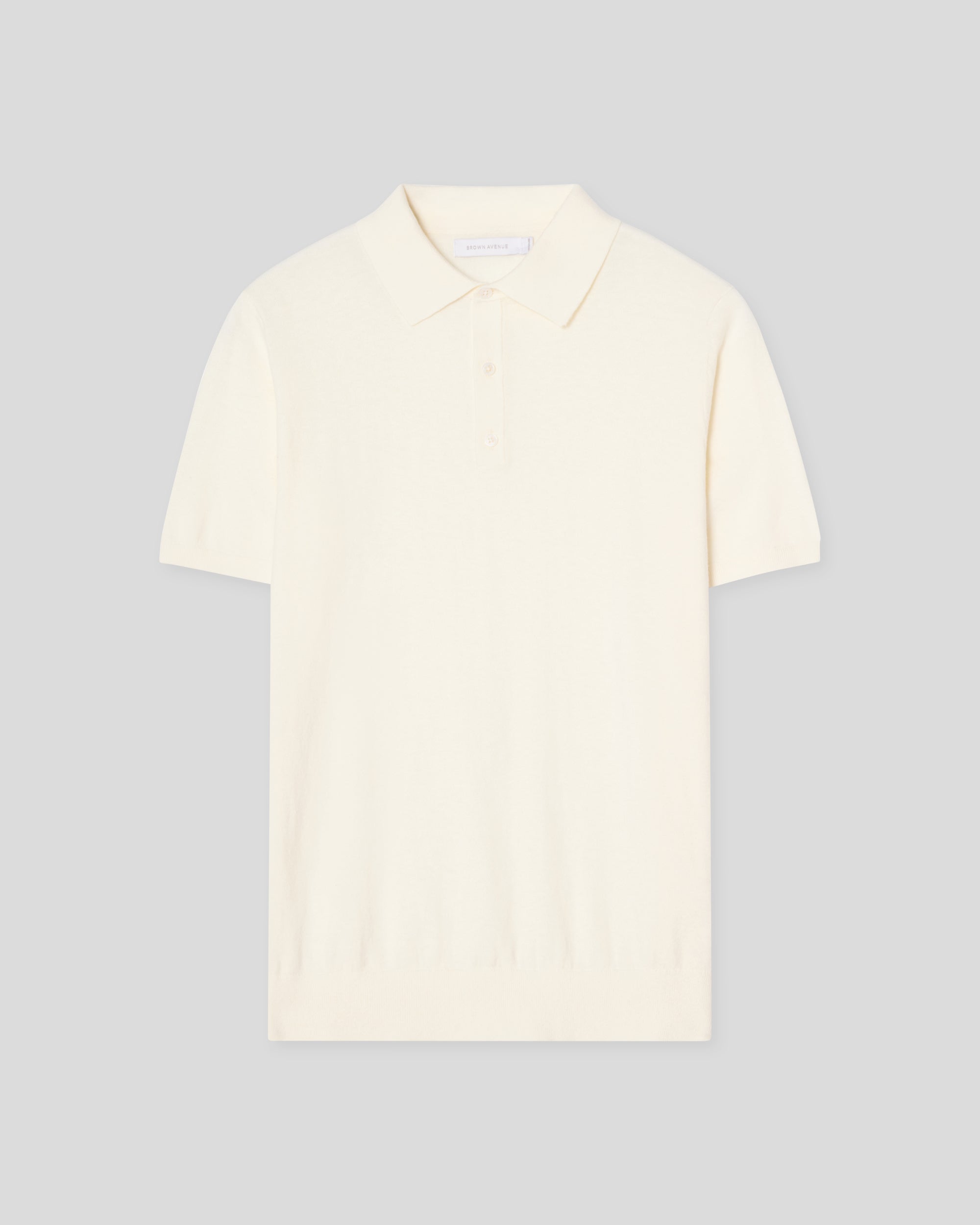Knitted Polo - Off-White