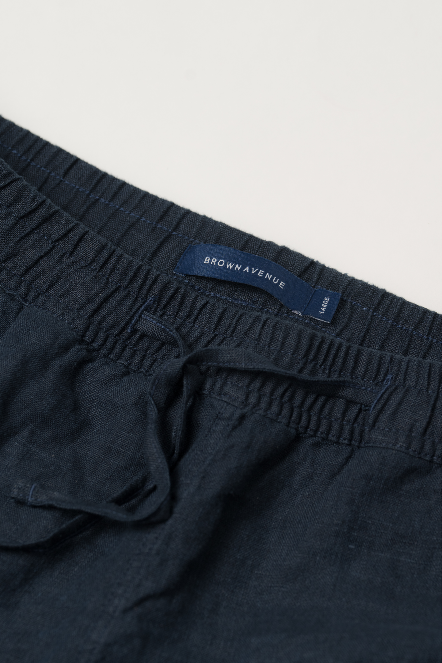 Linen Shorts - Navy