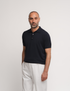 Knitted Polo - Navy