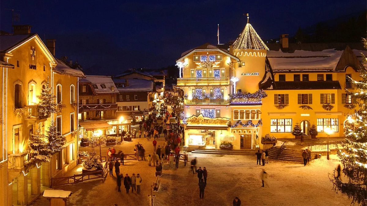 Megève in the evening light