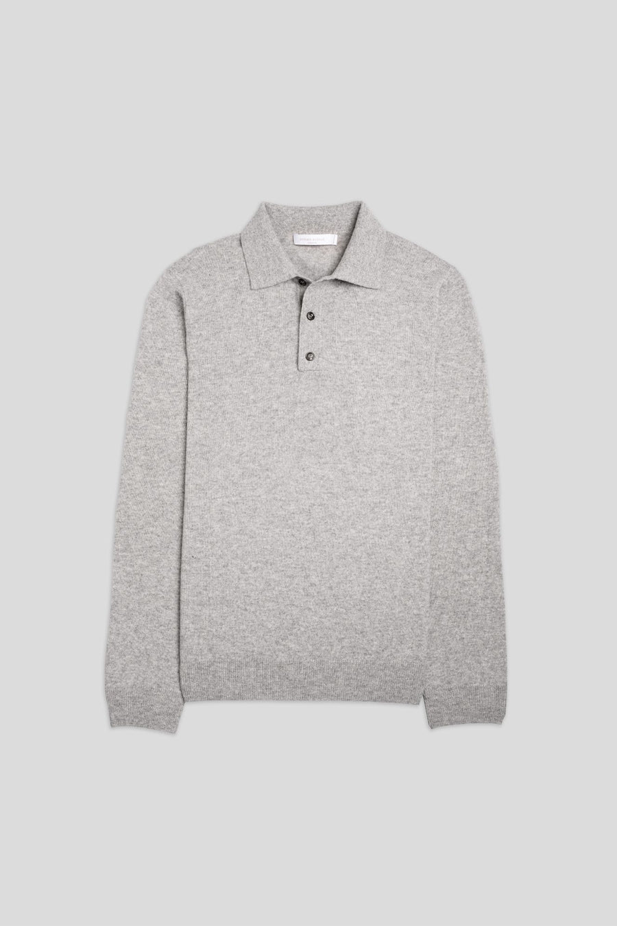 Polo Shirt Sweater - Grey