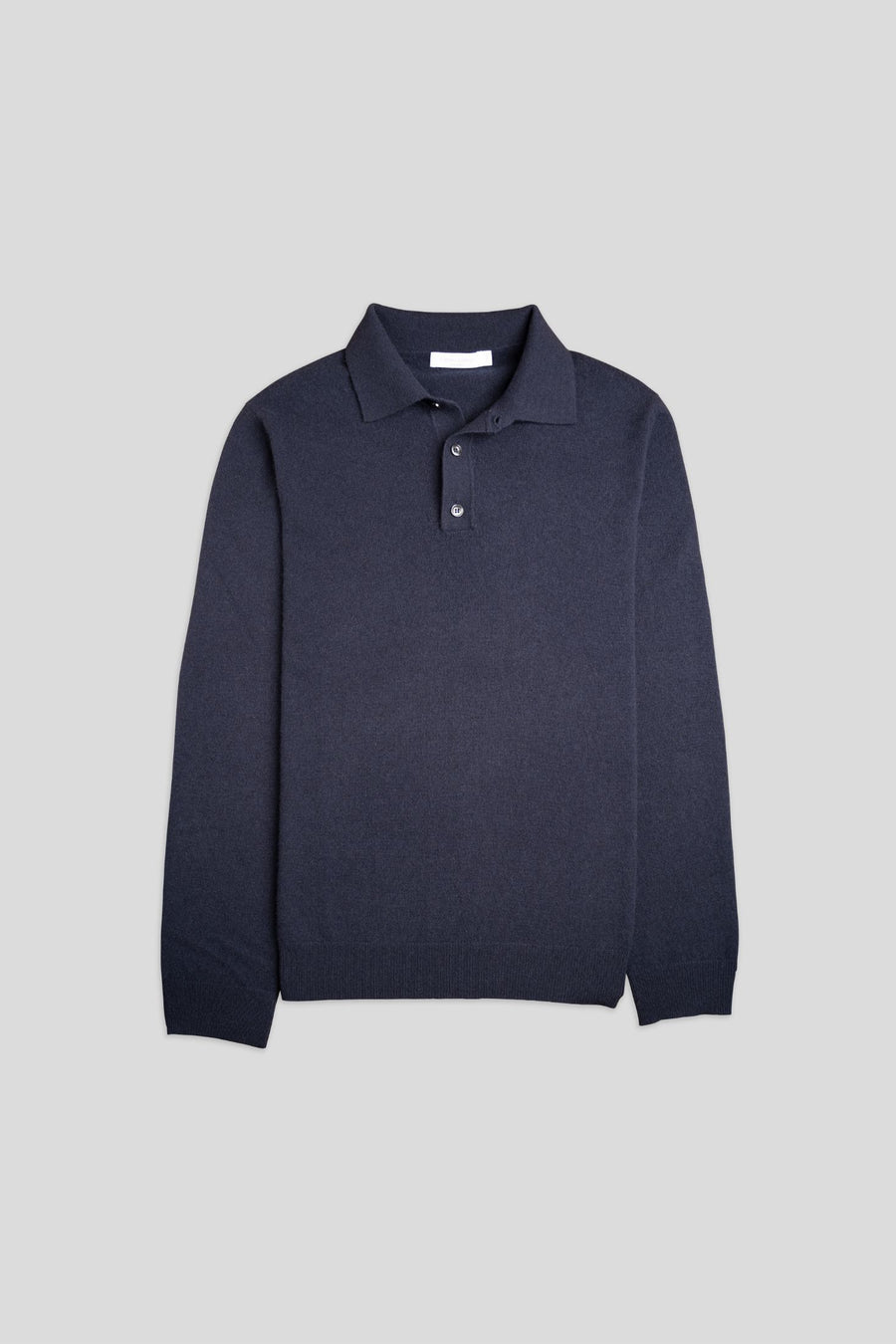 Polo Shirt Sweater - Navy