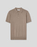 Knitted Polo - Elephant Grey
