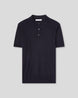 Knitted Polo - Navy