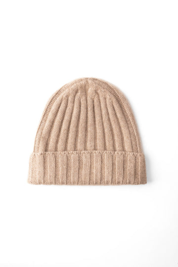 Chunky Ribbed Beanie - Light Taupe