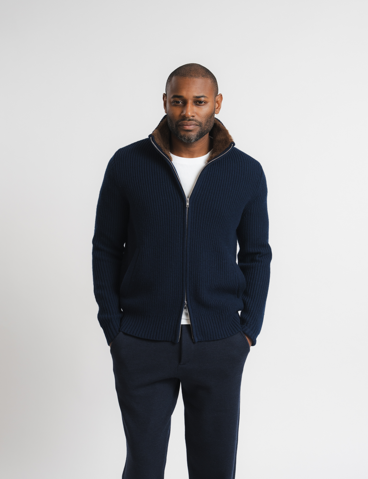 Megeve Cardigan - Navy