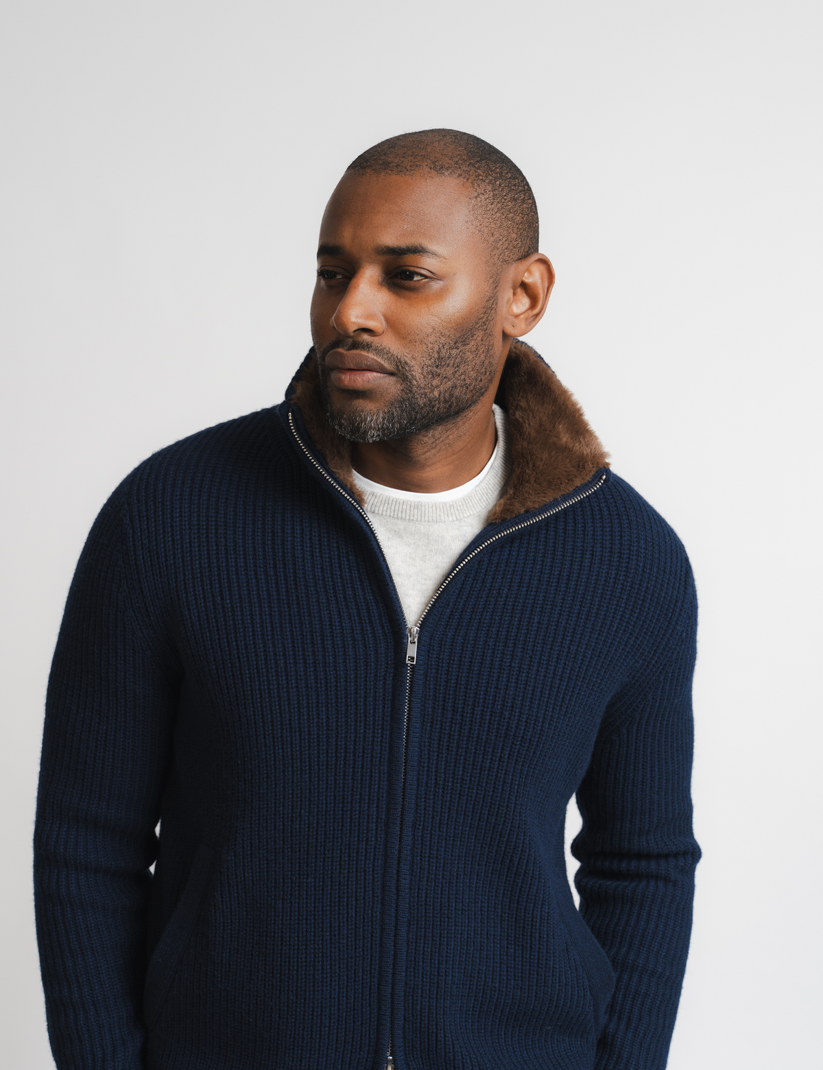 Megeve Cardigan - Navy
