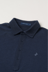 Cotton Polo Piké Shirt - Navy