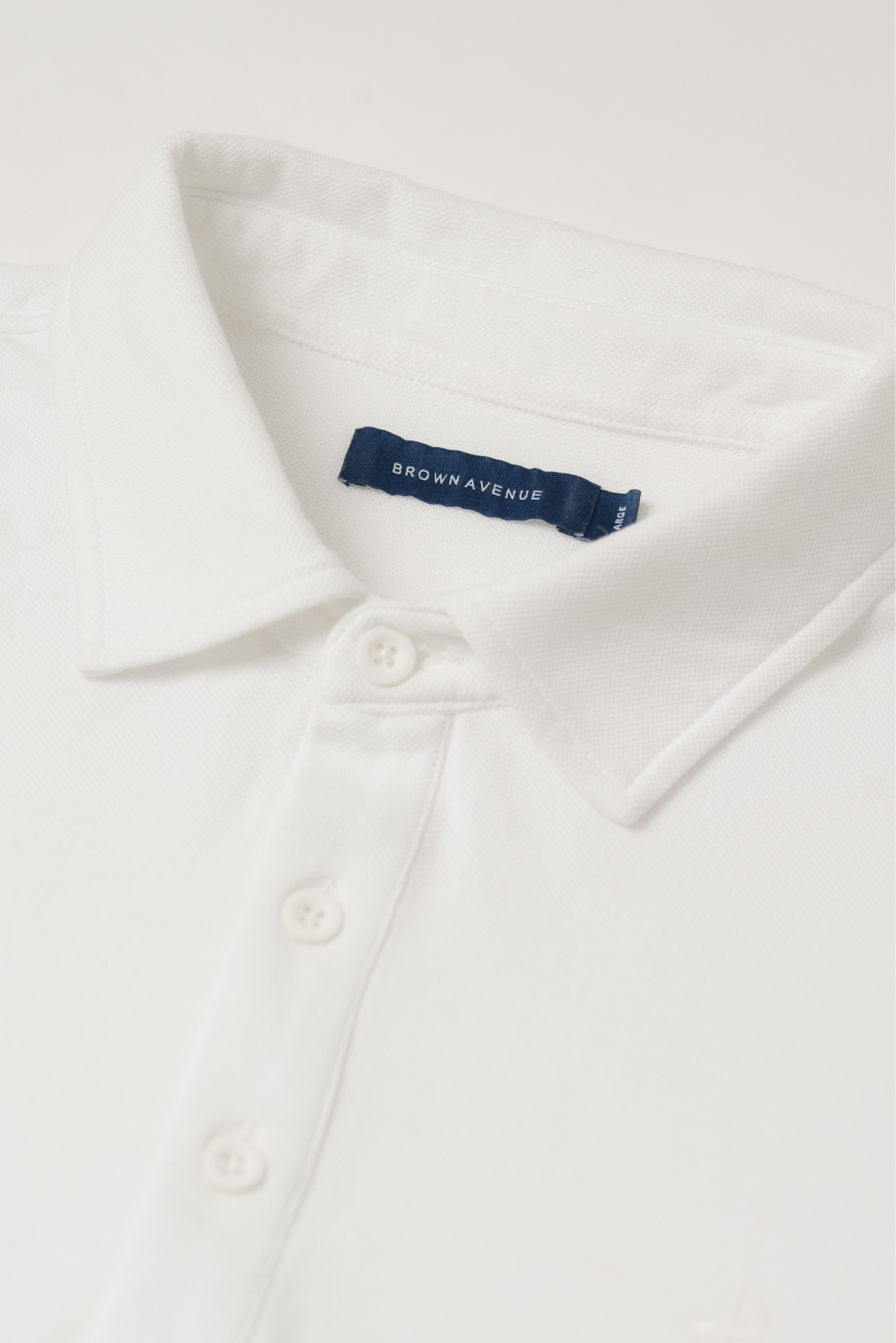 Cotton Polo Piké - White