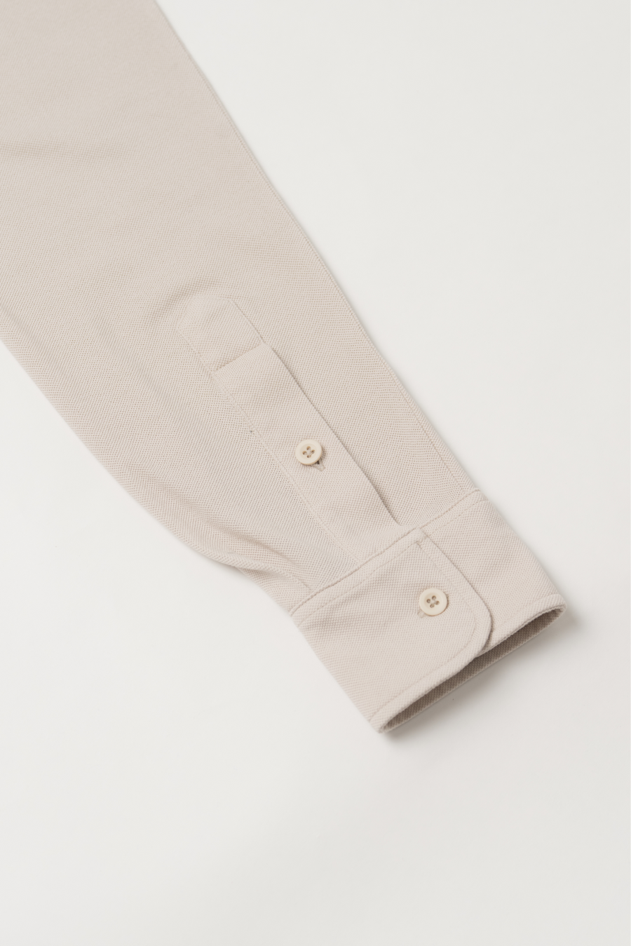 Cotton Polo Piké Shirt - Sand