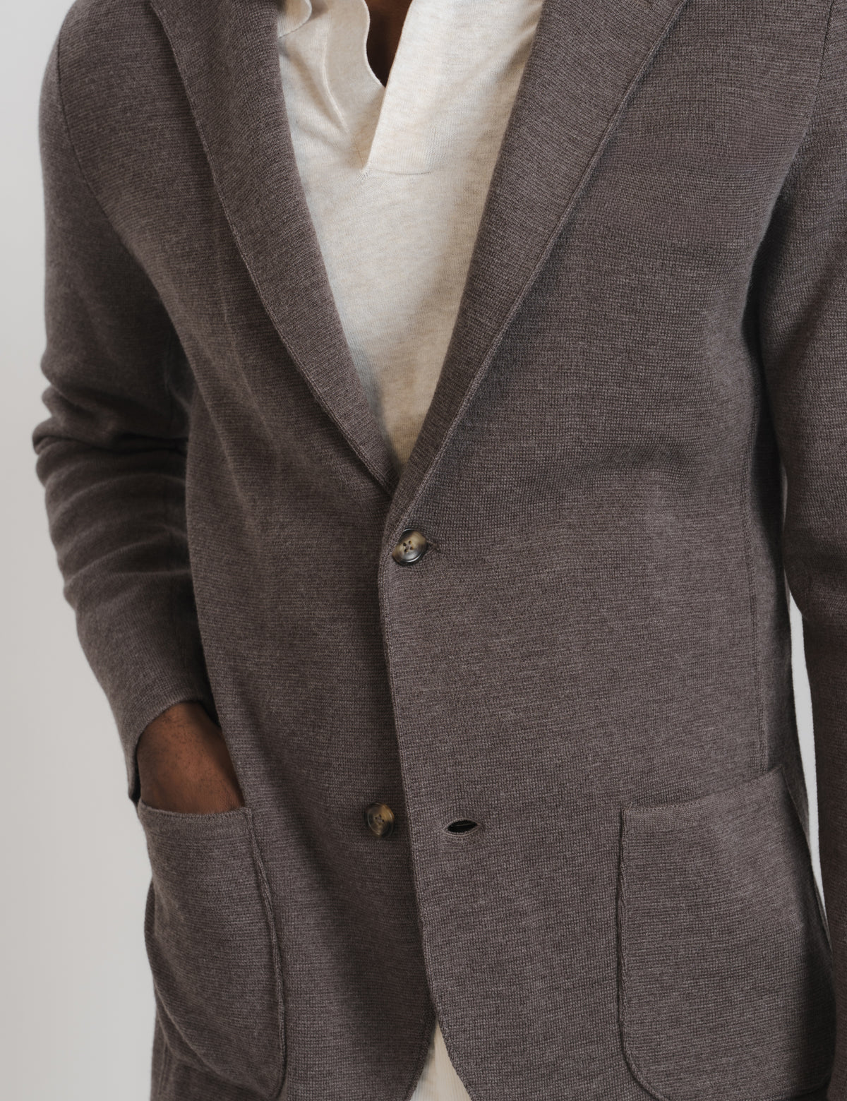 Cashfeel Merino Kavaj - Brun