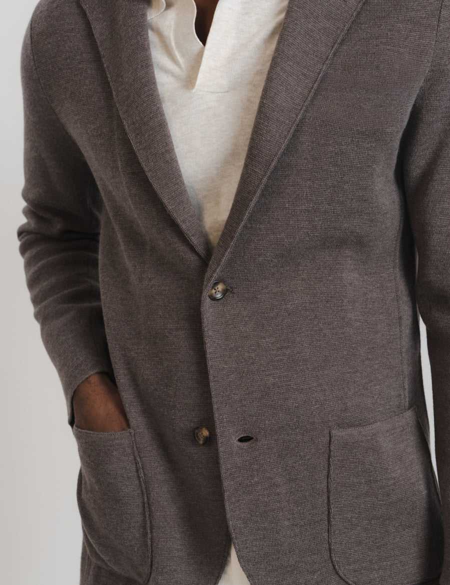 Cashfeel Merino Kavaj - Brun