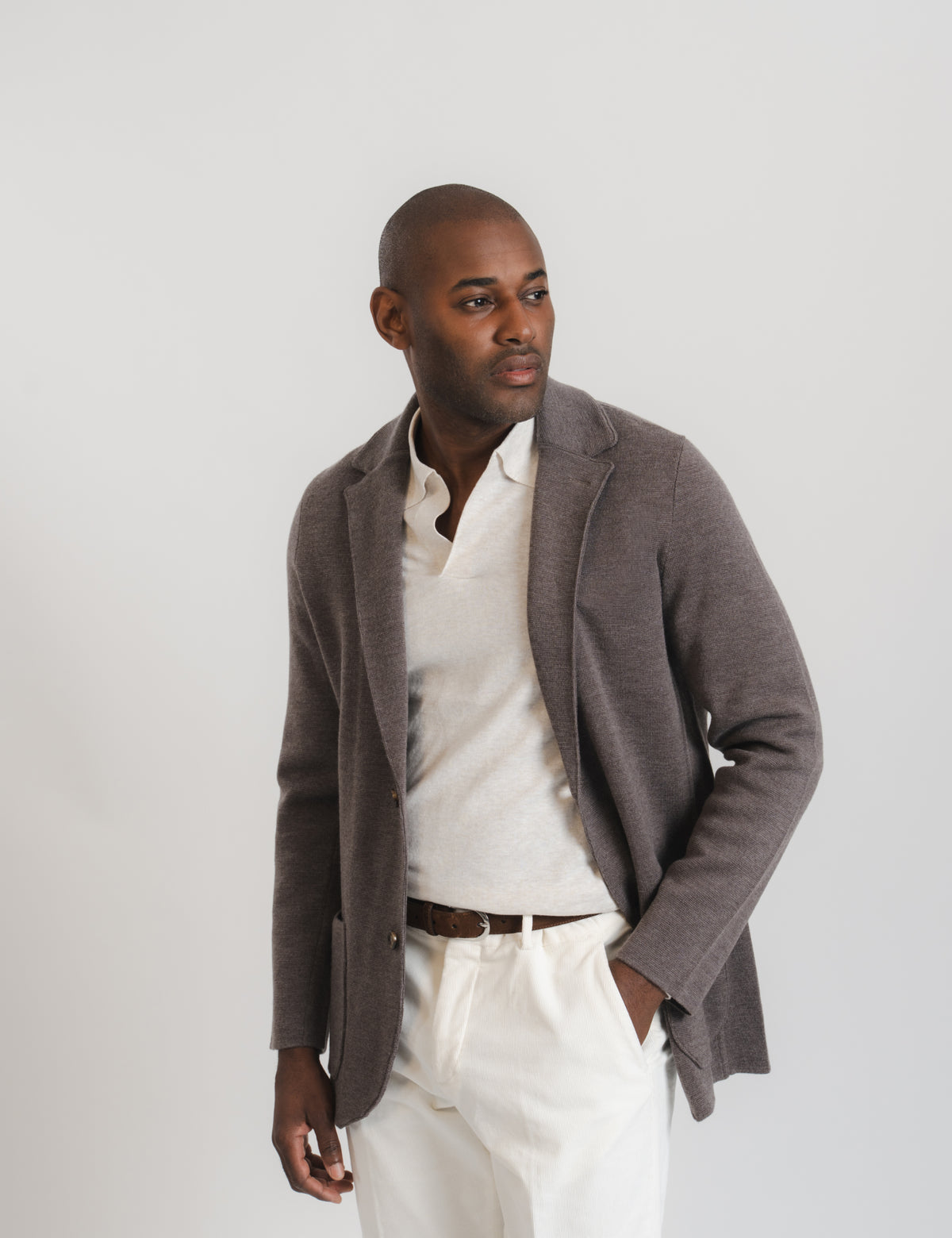 Cashfeel Merino Kavaj - Brun