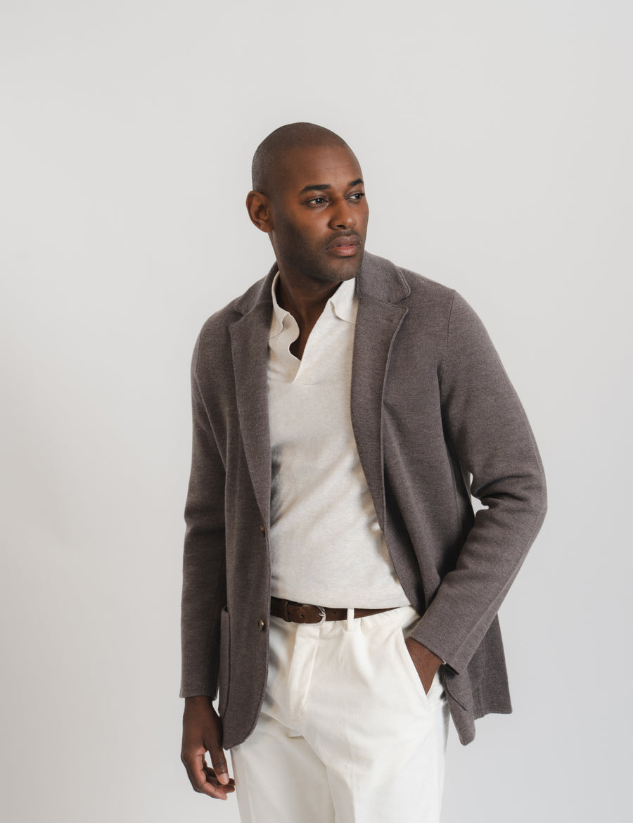 Cashfeel Merino Kavaj - Brun