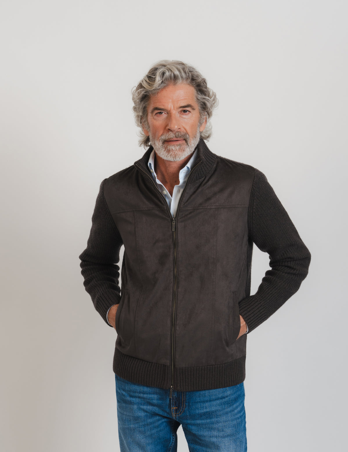 Mocka Cardigan - Brun