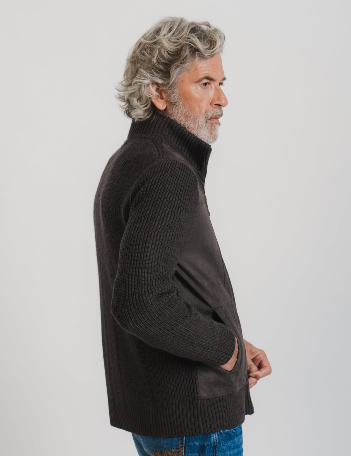 Mocka Cardigan - Brun