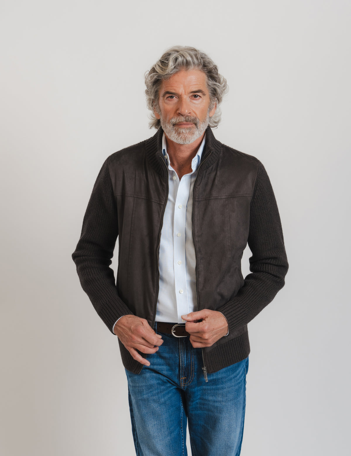 Mocka Cardigan - Brun