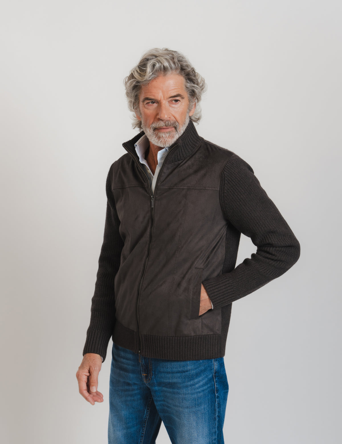 Mocka Cardigan - Brun