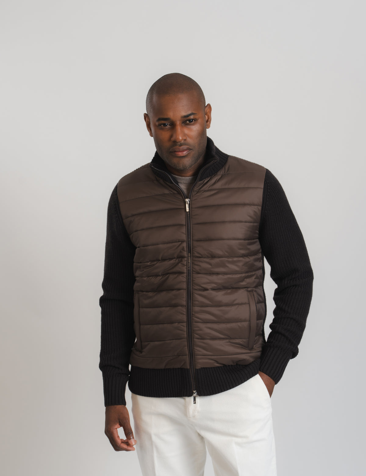 Sport Cardigan - Brown