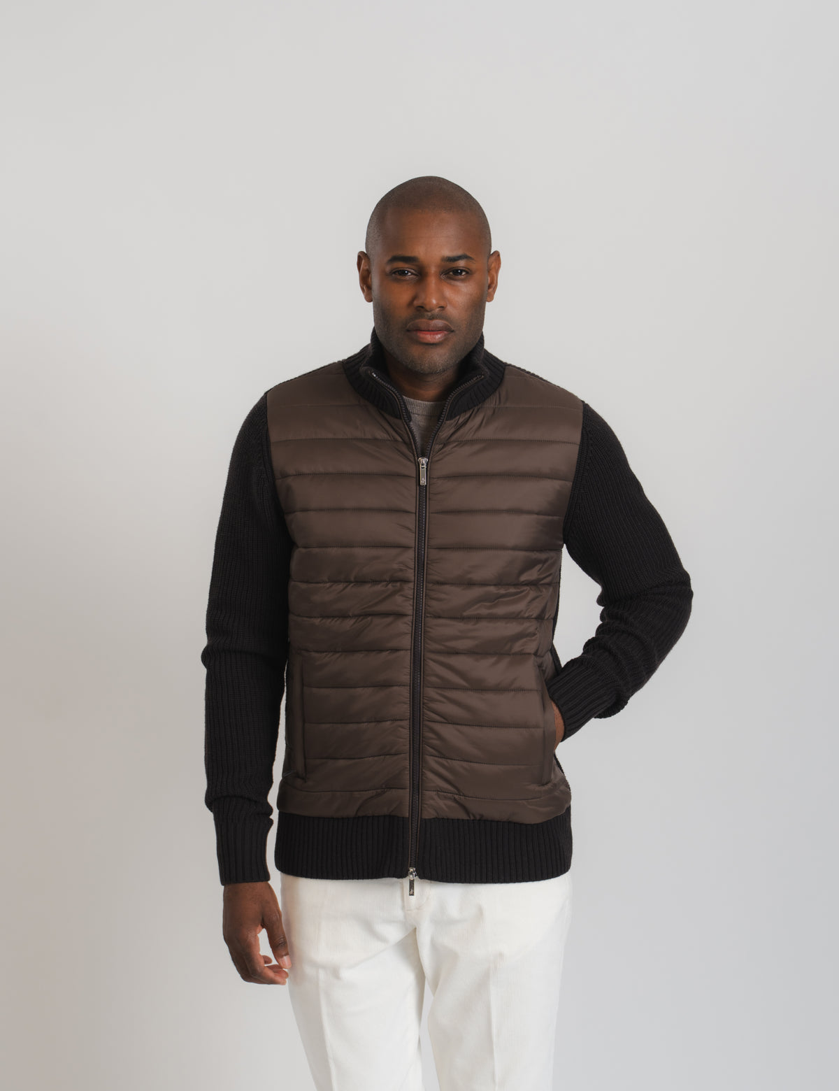 Sport Cardigan - Brown