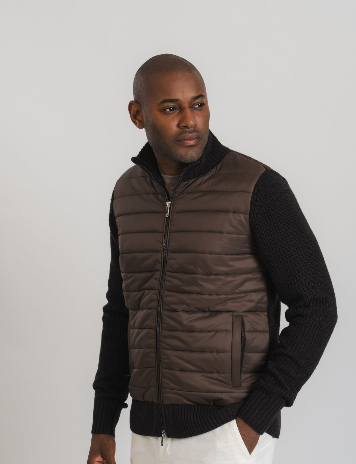 Sport Cardigan - Brown
