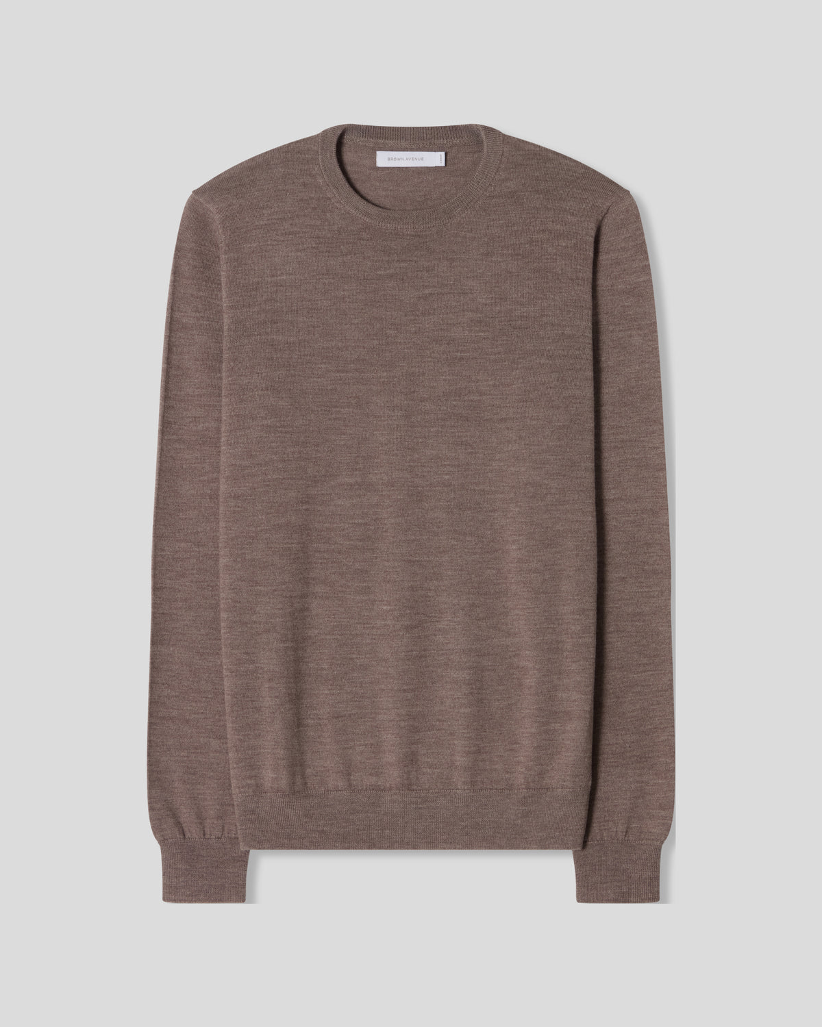 Cashfeel Merino Crewneck - Brown