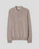 Wool Cashmere Polo - Greige