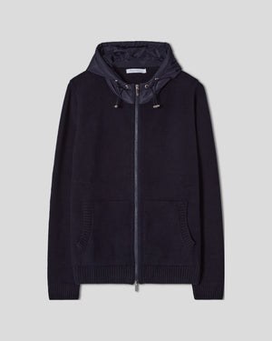 Hood Jacket - Marinblå