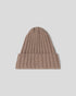 Ribbed BA Beanie - Beige