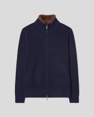 Megeve Cardigan - Navy