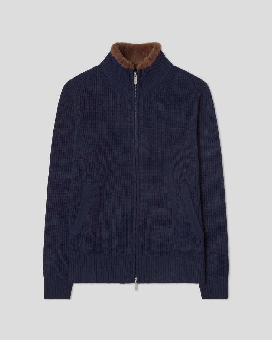 Megeve Cardigan - Navy