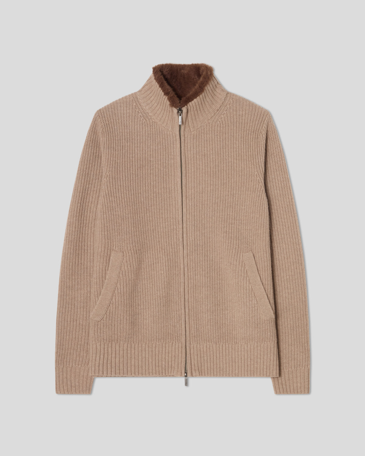 Megeve Cardigan - Taupe