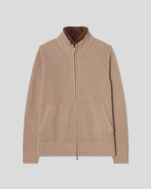 Megeve Cardigan - Taupe