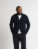Heavy Knitted Cardigan - Navy