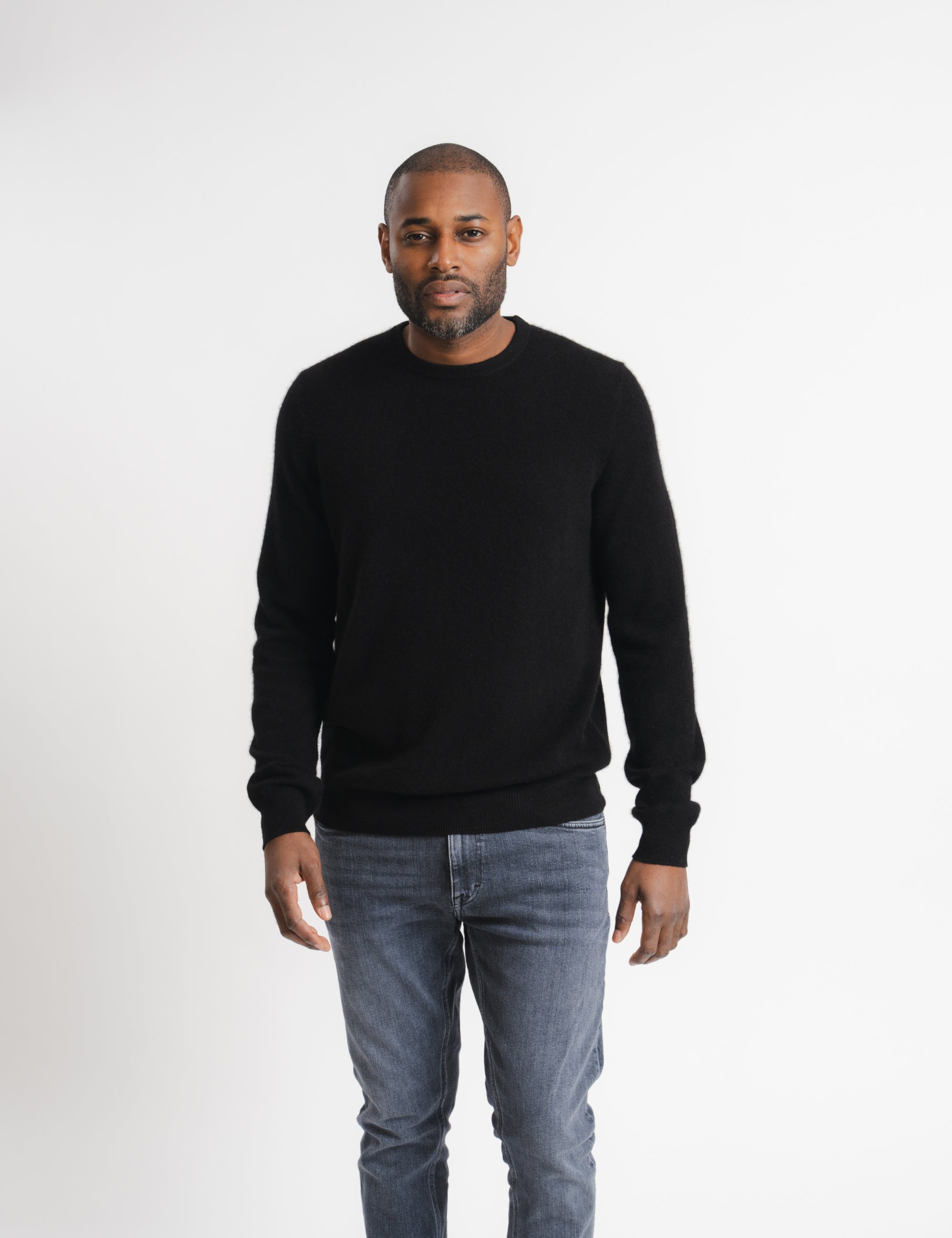 Royal Cashmere Crewneck - Black