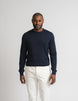 Cashfeel Merino Crewneck - Navy