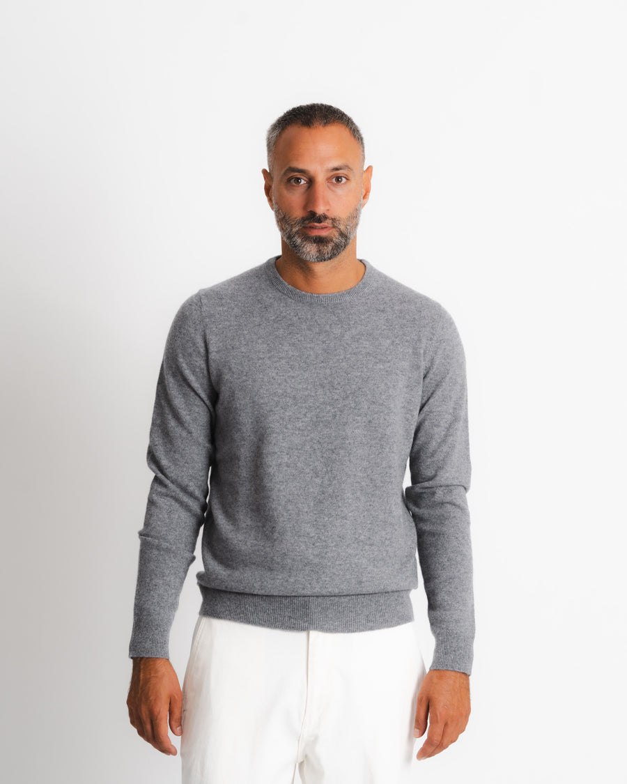 Royal Cashmere Crewneck - Dark Grey