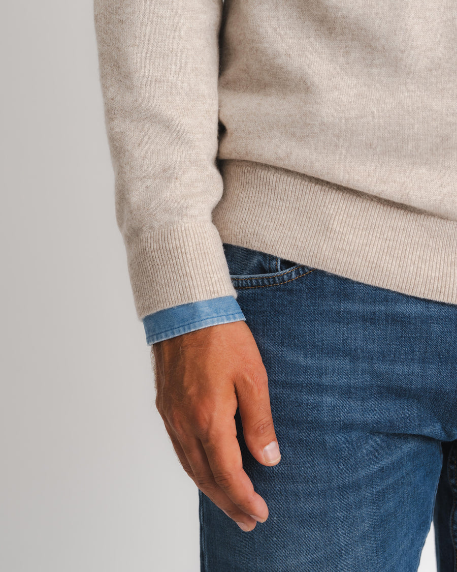 Kashmir Cardigan - Taupe