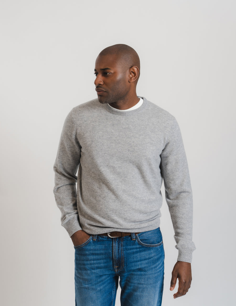 Royal Cashmere Crewneck - Grey