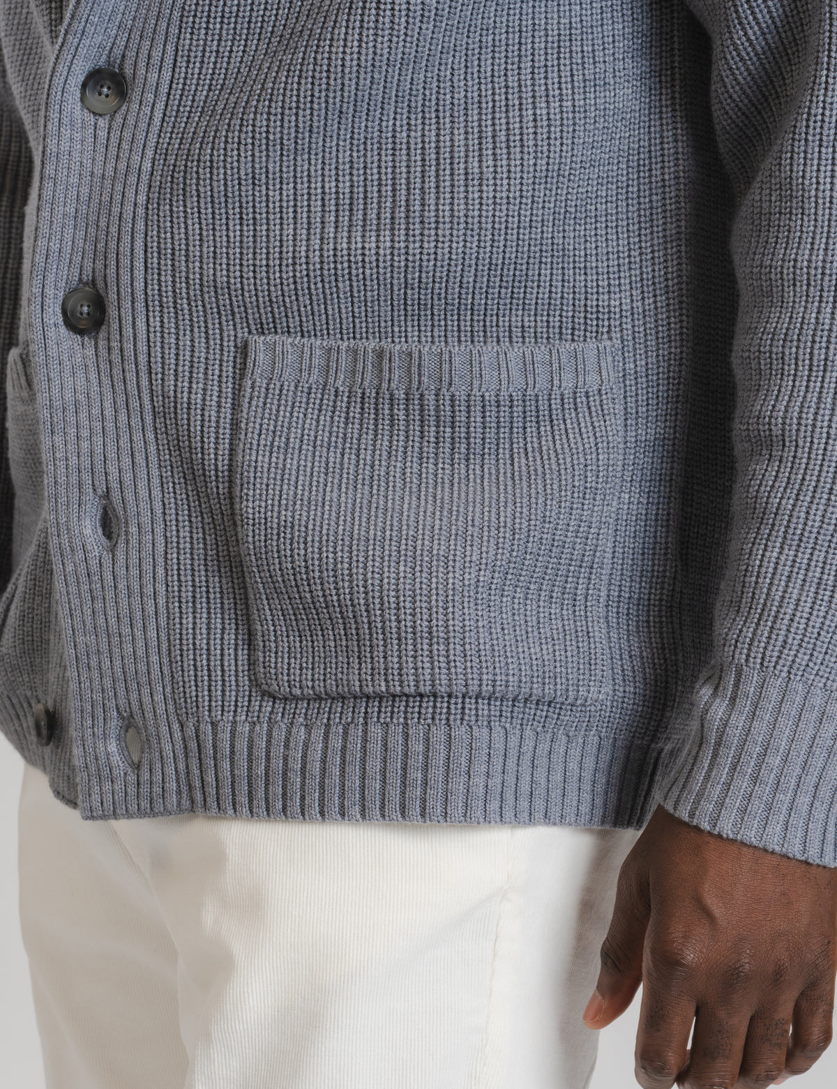 Shawl Cardigan - Grå