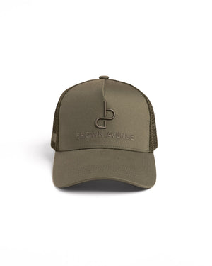 BA Logo Keps - Khaki Grön
