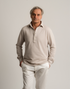 Cotton Polo Piké Shirt - Sand