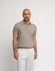 Knitted Polo - Elephant Grey