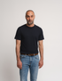 Knitted Tee - Navy