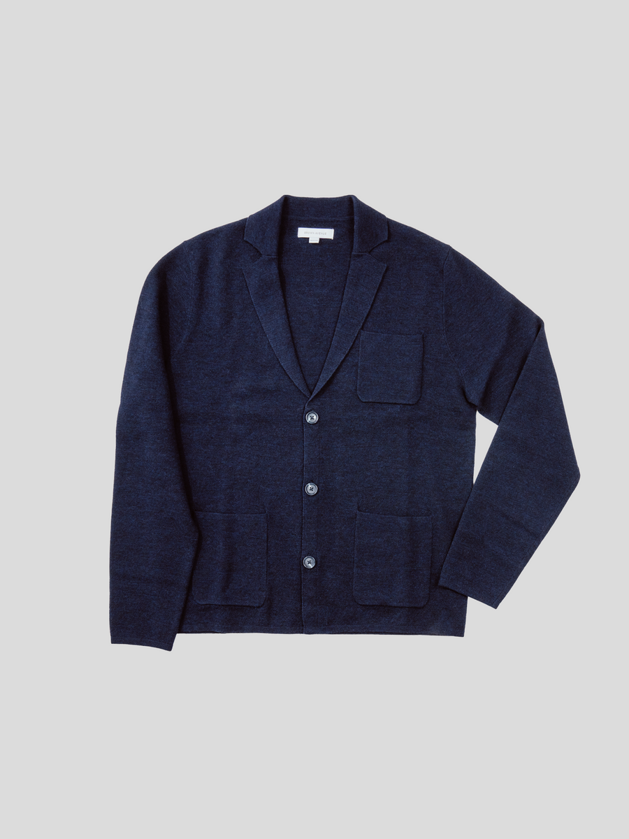 Merino Riviera Blazer - Navy