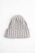 Ribbed BA Beanie - Grey