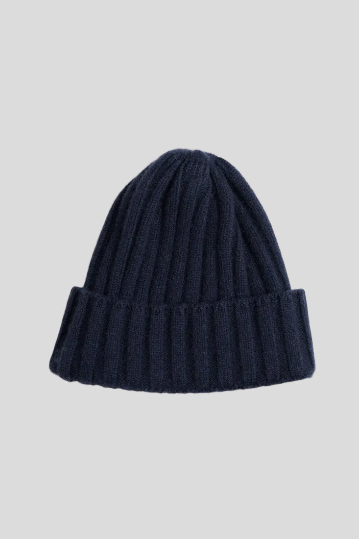 Ribbed BA Beanie - Navy