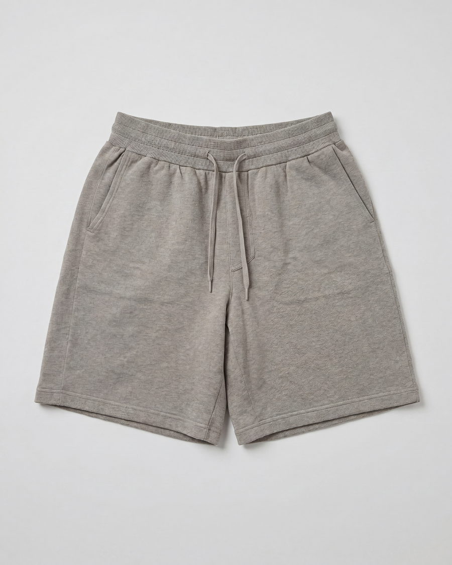 Cotton Knitted Shorts - Safari Green