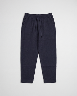 Stickade Sweatpants - Marinblå