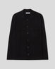Stickad Overshirt - Svart 